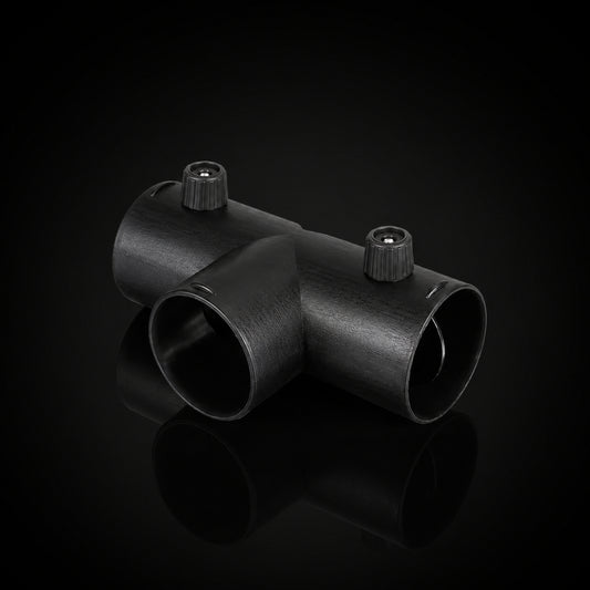 75 mm T-koppling med avstängningsventiler